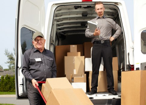Van loading service for local moves in St Margarets