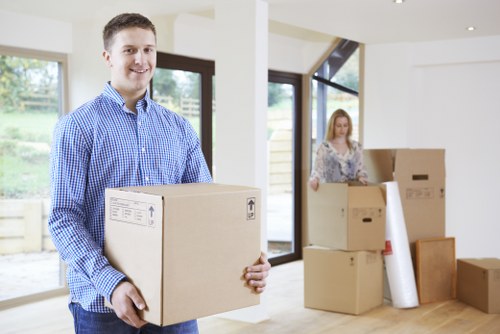 Commercial delivery and collection van service in St Margarets
