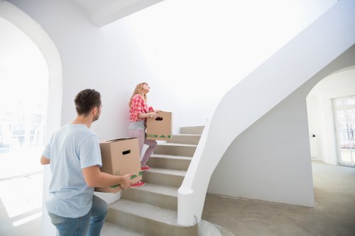 Securely loaded van with balanced cargo for safe transport
