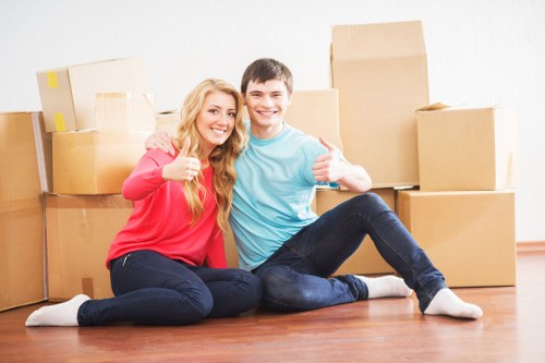 Packing and preparation for a local man with a van move
