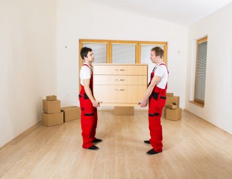 Local van transport for boxes and household items